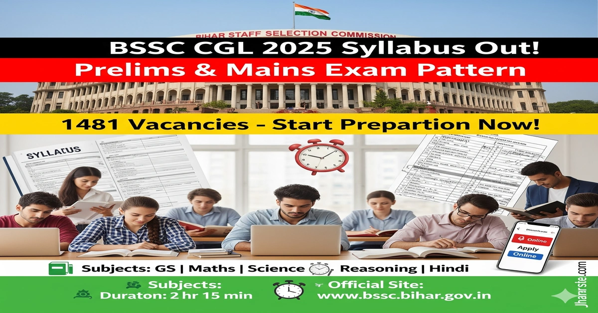 BSSC CGL Syllabus 2025