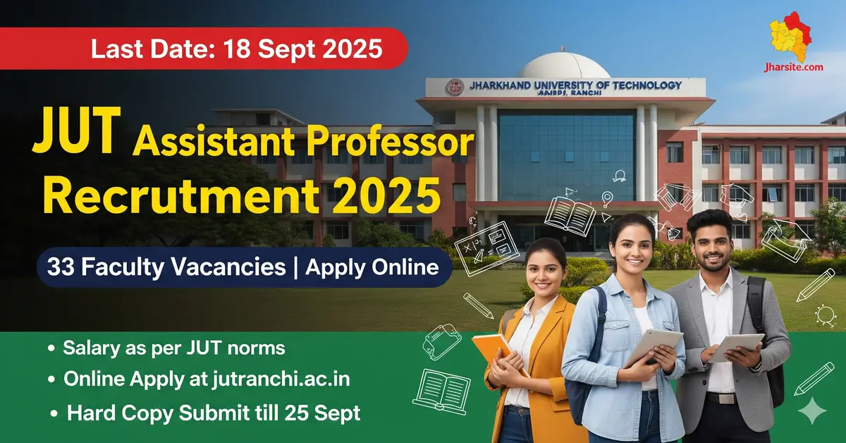 JUT Assistant Professor Recruitment 2025