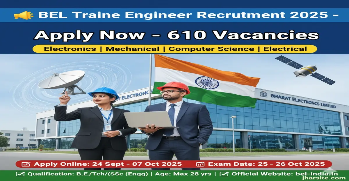 BEL Trainee Engineer Recruitment 2025