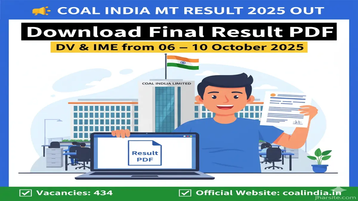 Coal India MT Result 2025