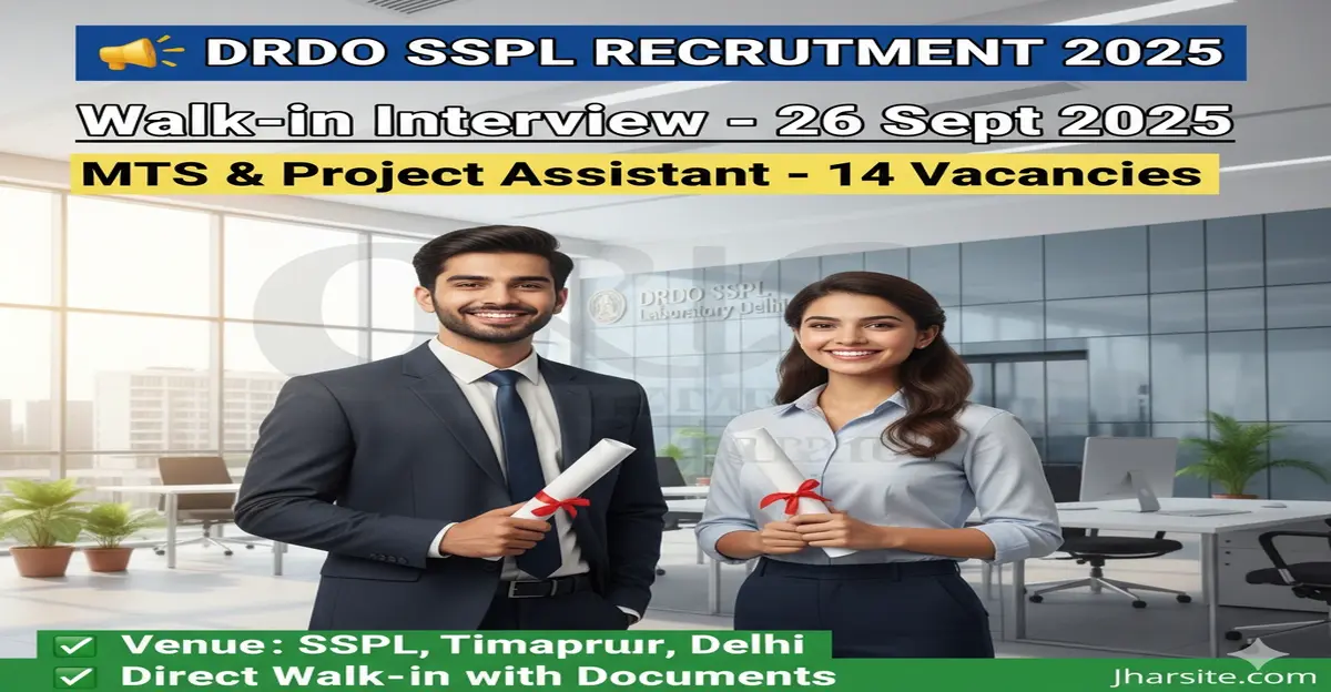 DRDO SSPL Recruitment 2025