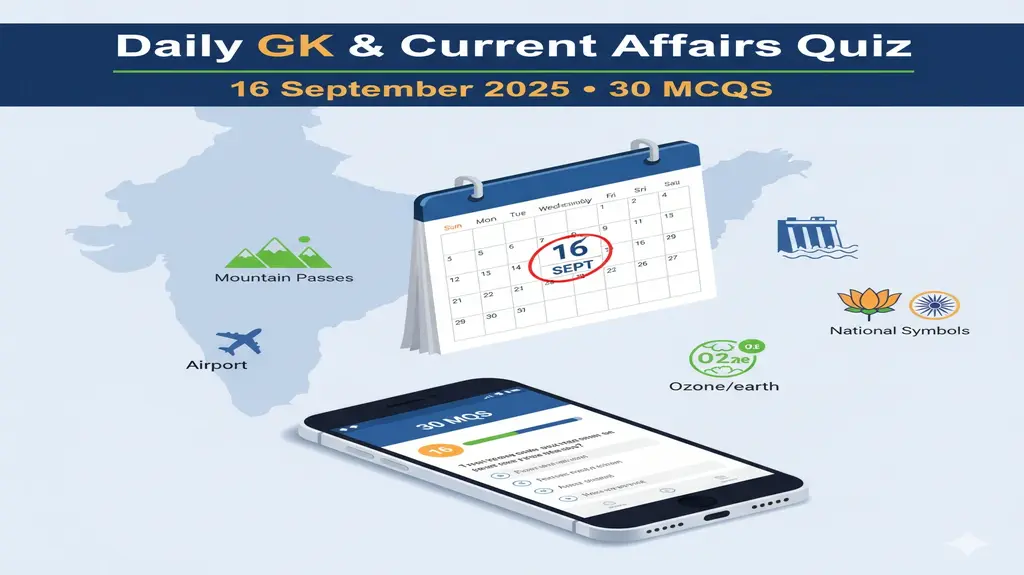 Daily GK Quiz 16 September 2025