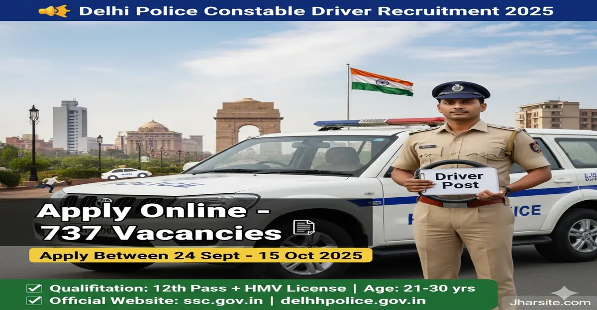 Delhi Police Driver Vacancy 2025