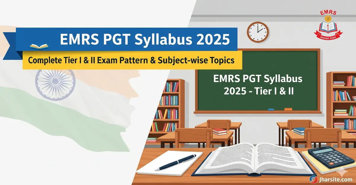 EMRS PGT Syllabus 2025