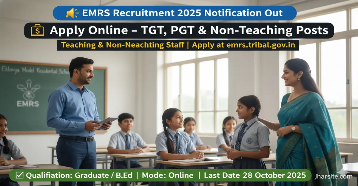 EMRS Recruitment 2025