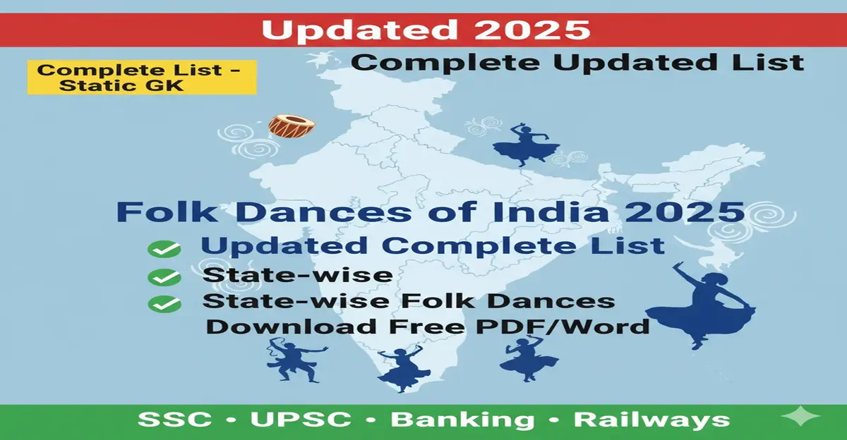 Folk Dances of India 2025