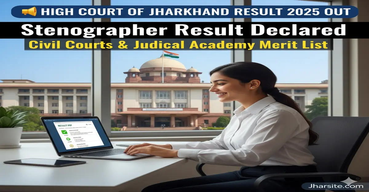 High Court of Jharkhand Stenographer Result 2025