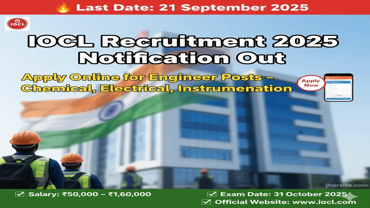 IOCL Recruitment 2025 Notification Out