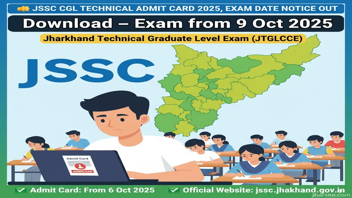 JSSC CGL Technical Admit Card 2025