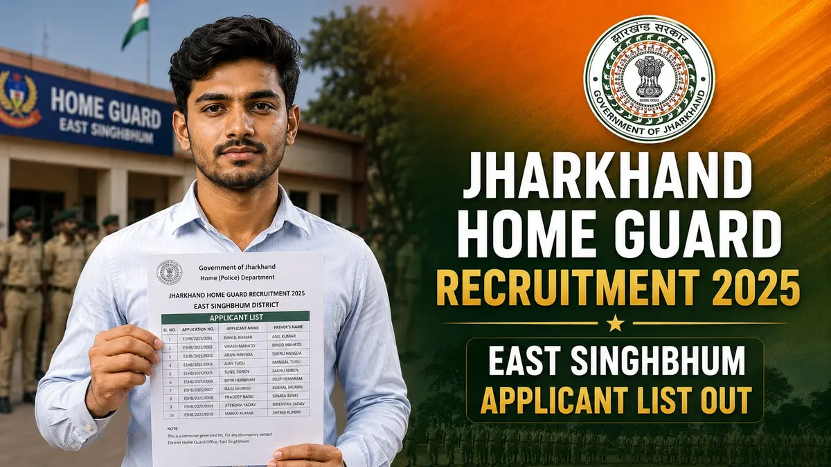 Jharkhand Home Guard Recruitment 2025 East Singhbhum