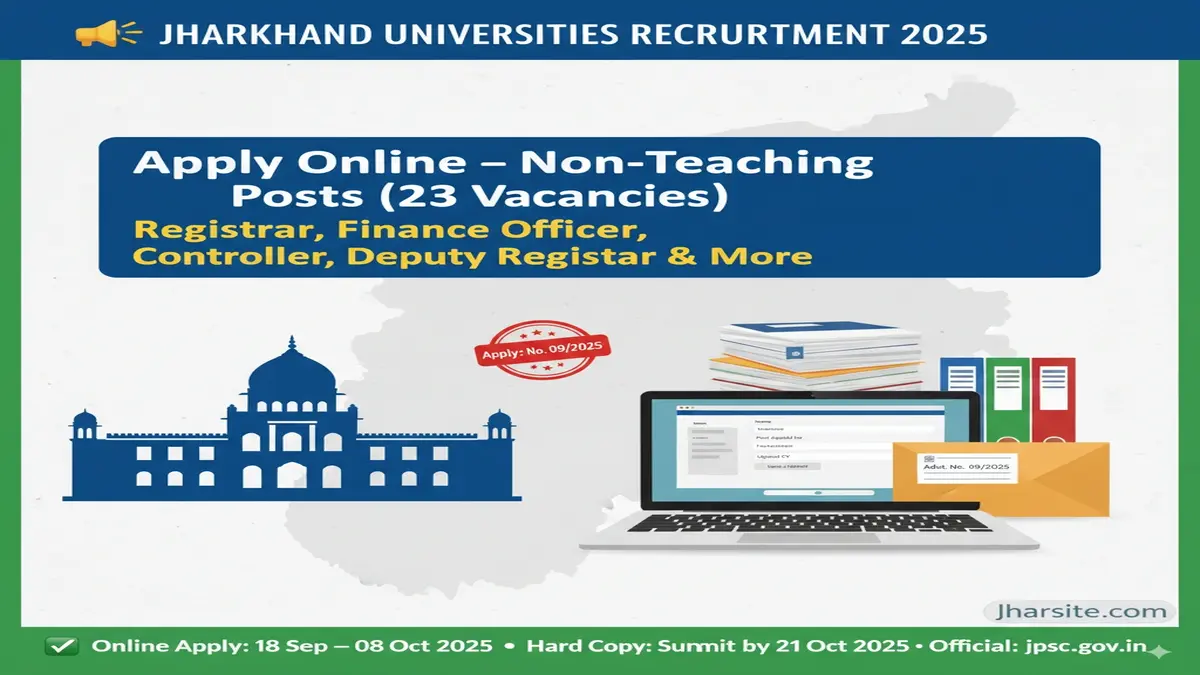 Jharkhand Universities Recruitment 2025