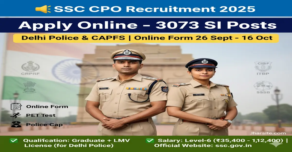 SSC CPO Recruitment 2025