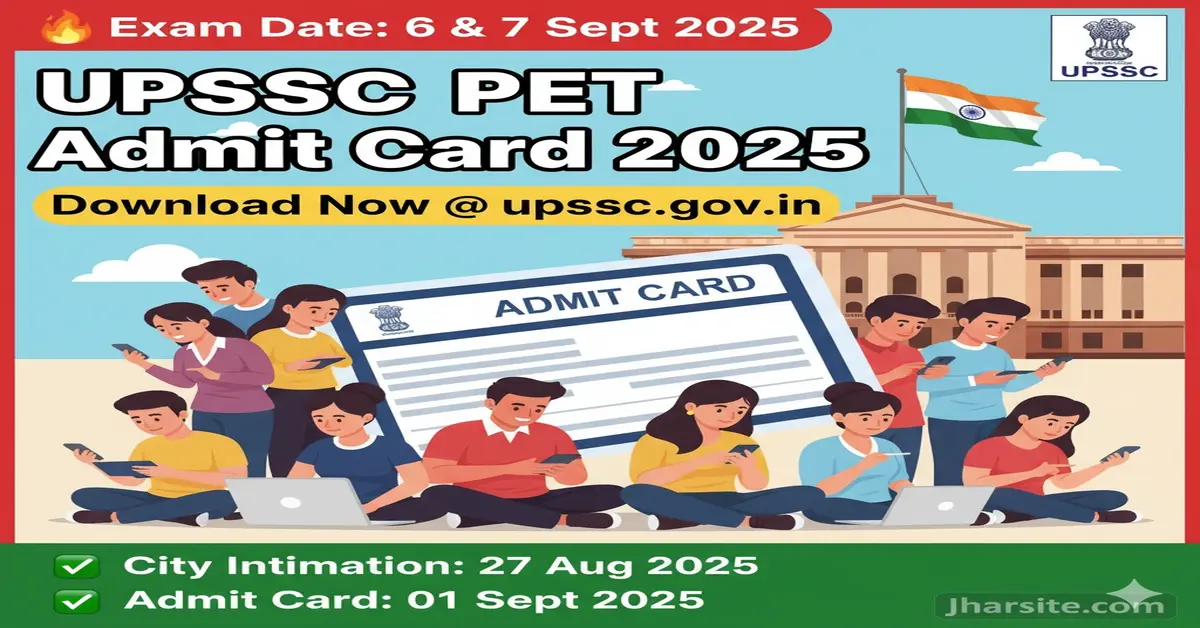 UPSSSC PET Admit Card 2025