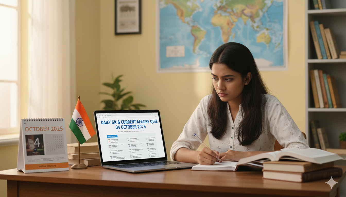 Daily GK and Current Affairs Quiz 04 October 2025