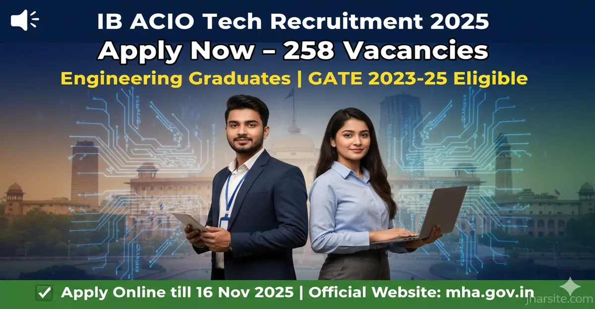 IB ACIO Tech Recruitment 2025