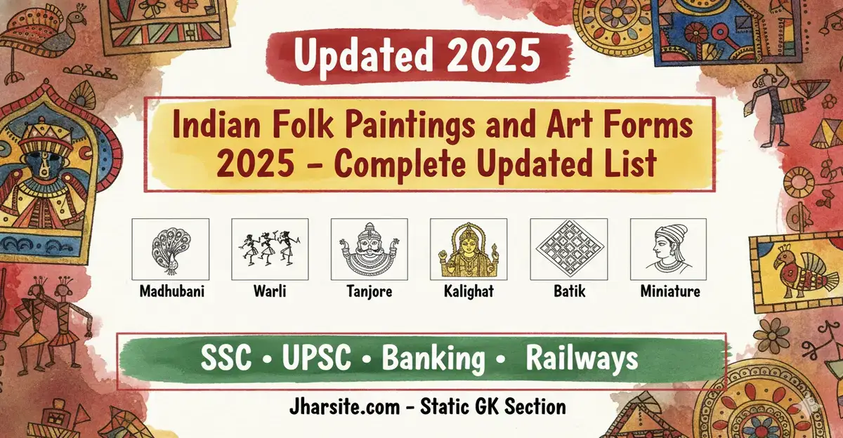 Indian Folk Paintings and Art Forms 2025