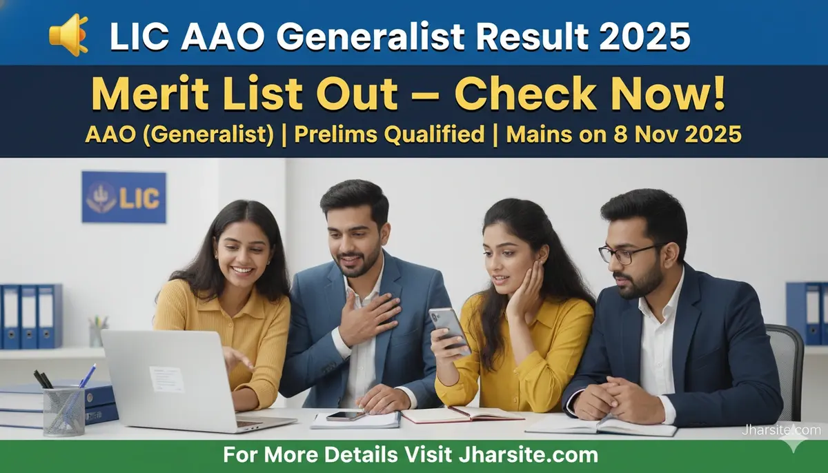 LIC AAO Generalist Result 2025