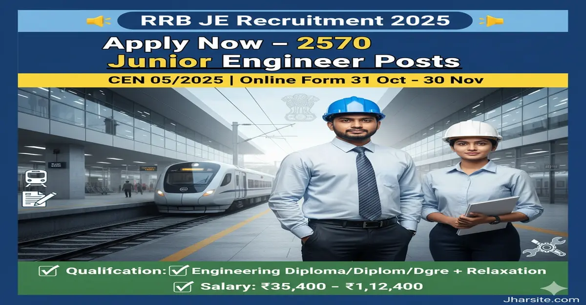 RRB JE Recruitment 2025