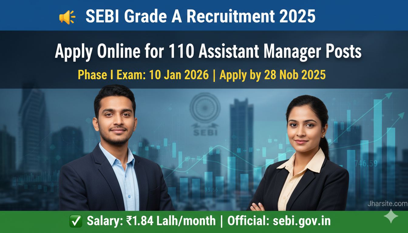 SEBI Grade A Recruitment 2025