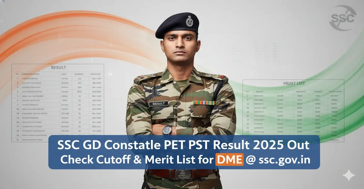 SSC GD Constable PET PST Result 2025