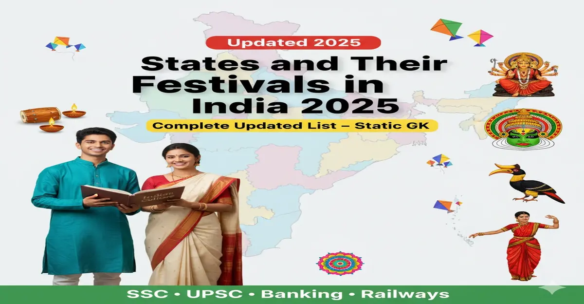 States and Their Festivals in India 2025