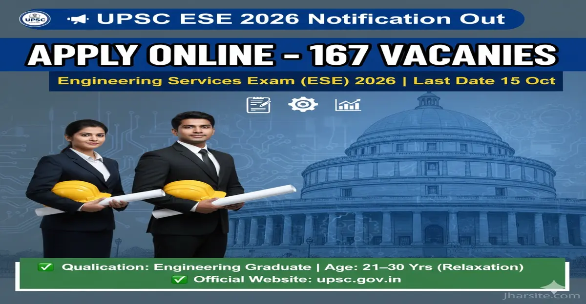 UPSC ESE 2026 Notification