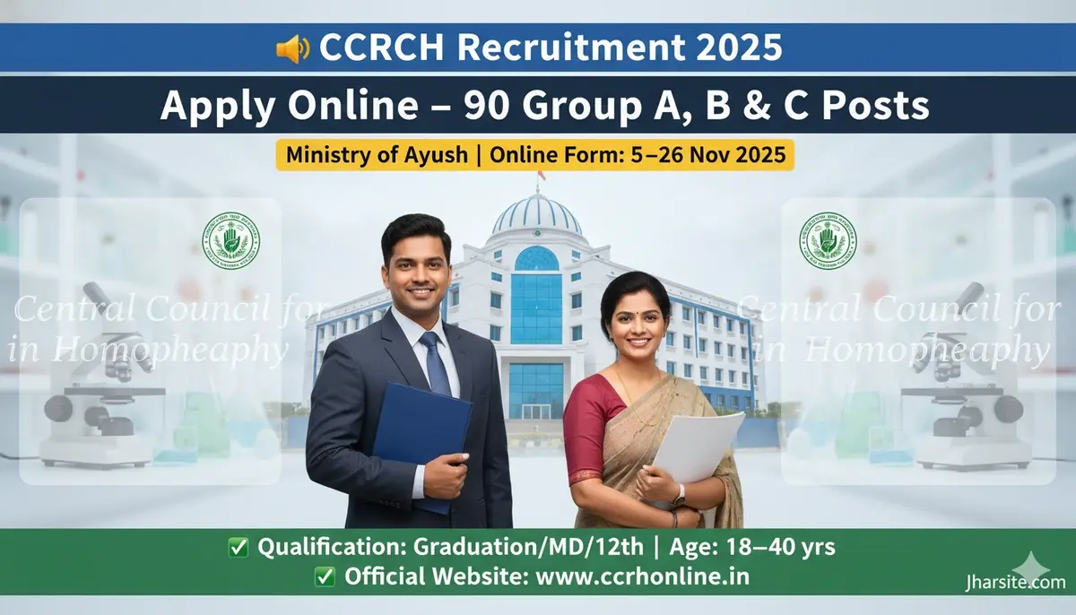 CCRH Recruitment 2025