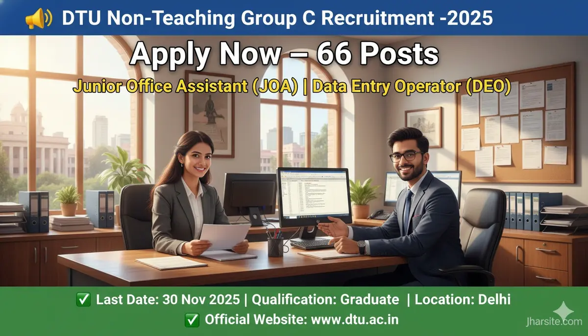 DTU Non-Teaching Group C Recruitment 2025