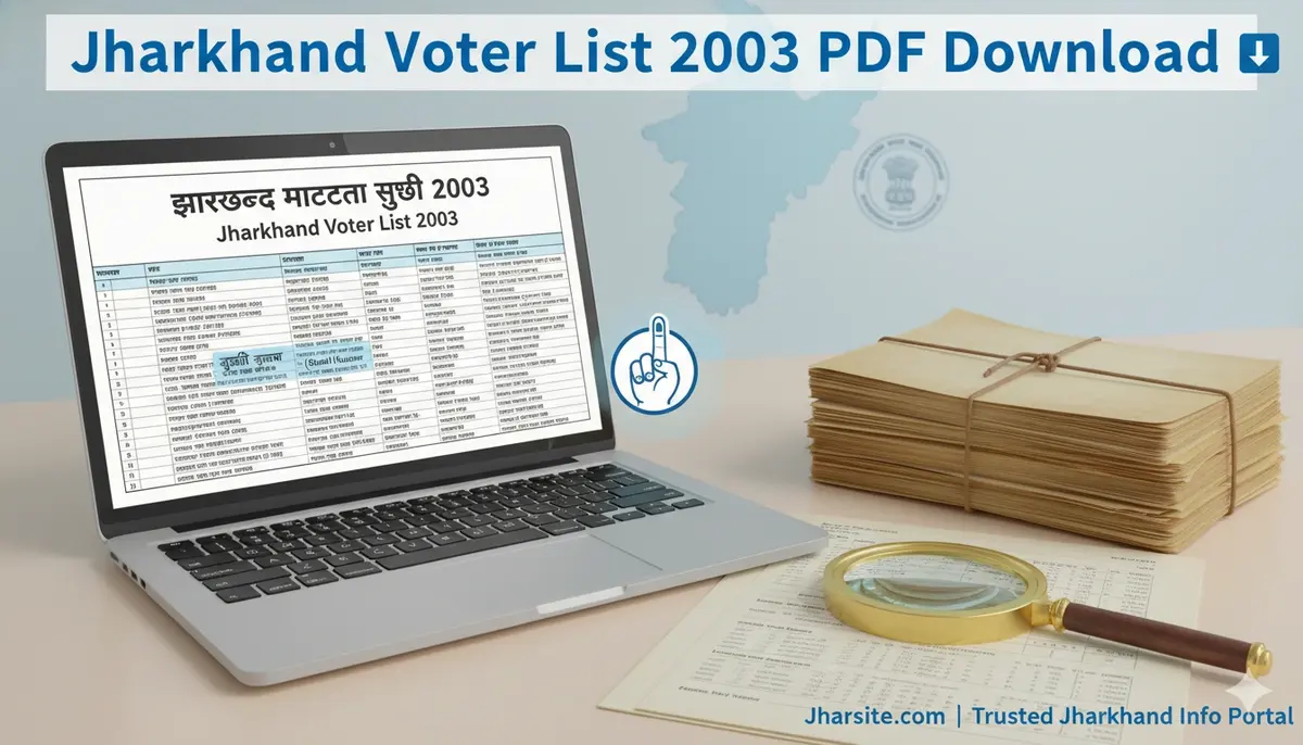 Jharkhand Voter List 2003 PDF Download