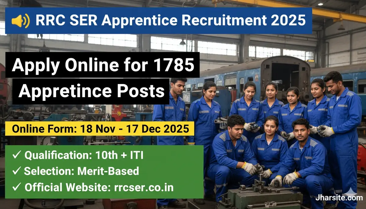 RRC SER Apprentice Recruitment 2025