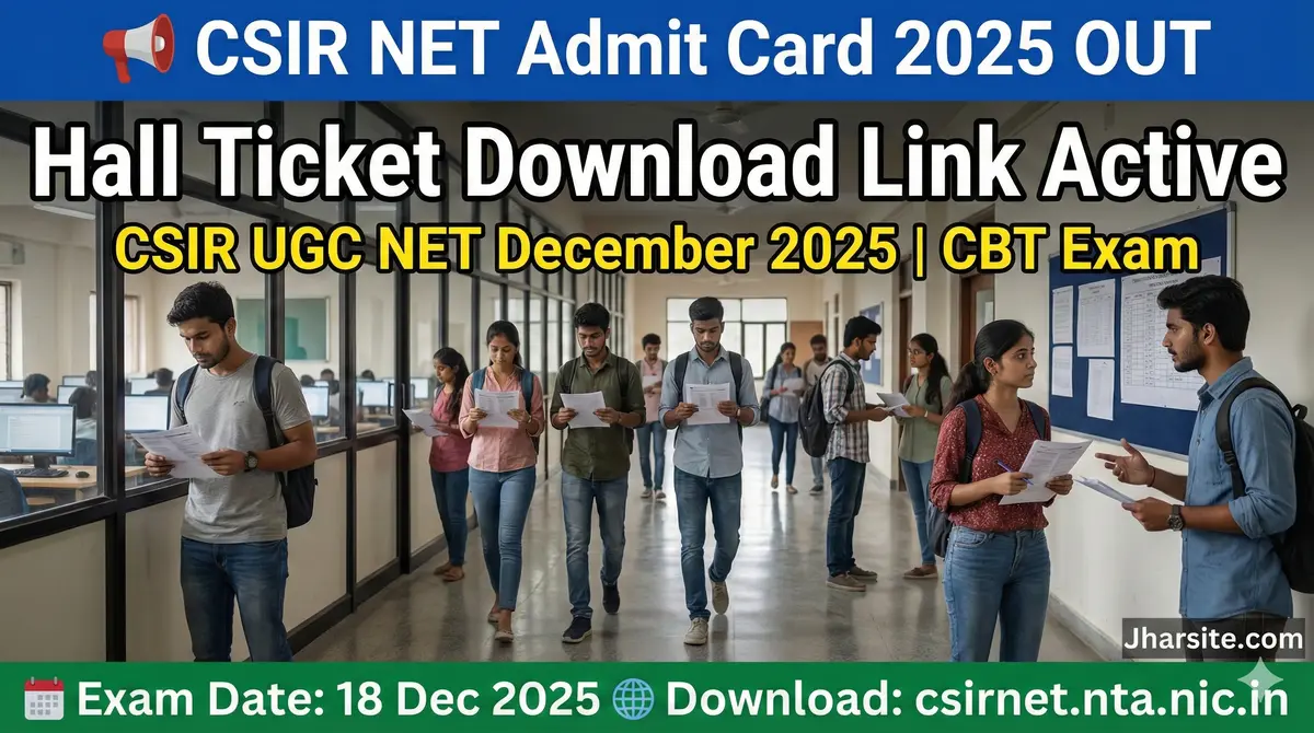 CSIR NET Admit Card 2025