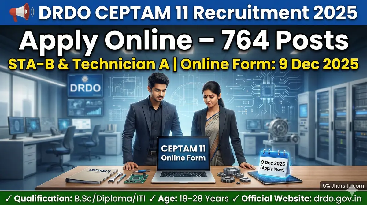 DRDO CEPTAM 11 Recruitment 2025