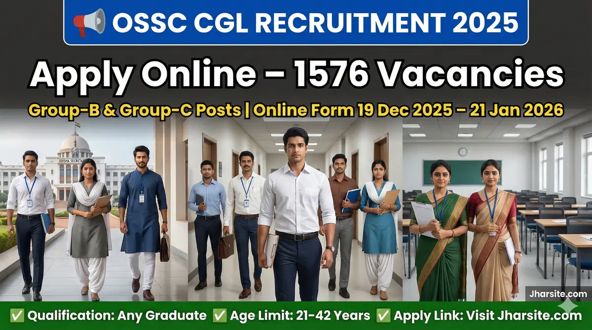OSSC CGL Recruitment 2025