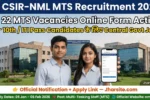CSIR NML MTS Recruitment 2026