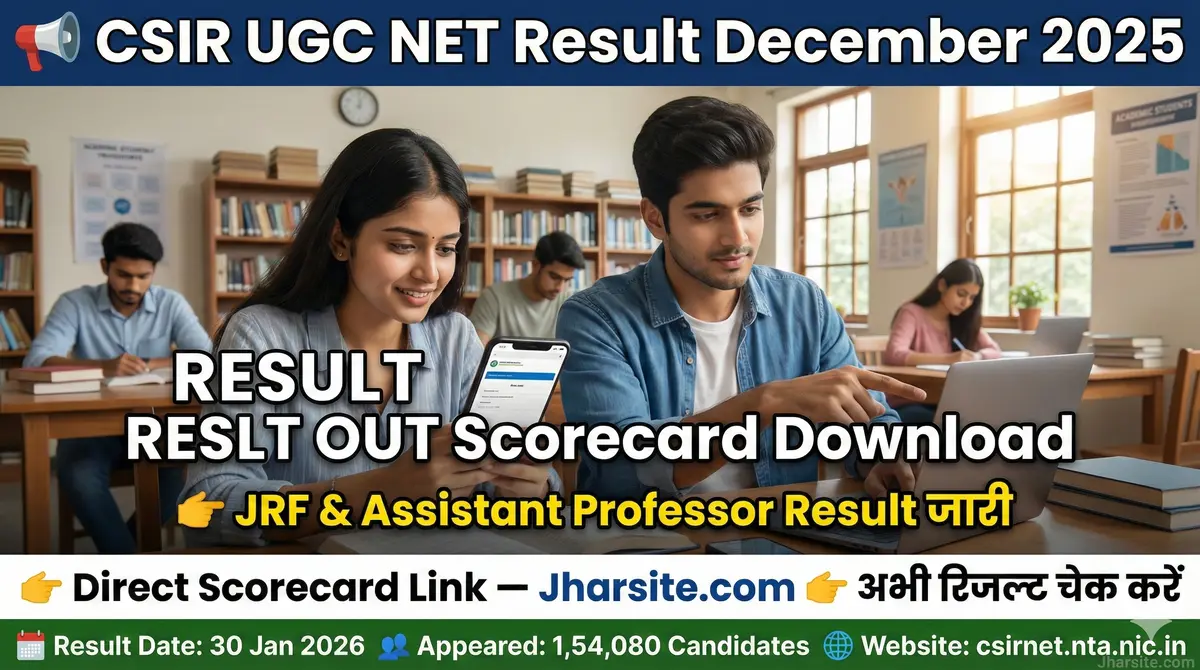 CSIR UGC NET December 2025 Result