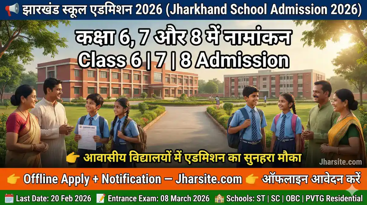 Jharkhand School Admission 2026