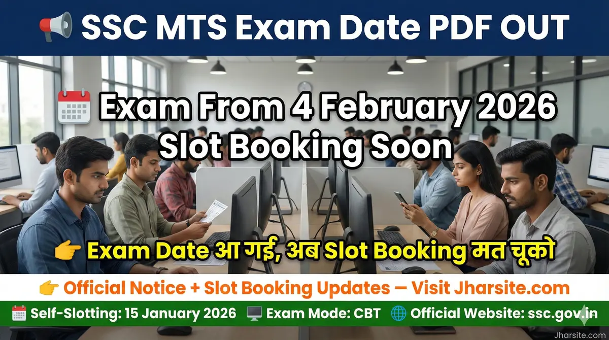 SSC MTS Exam Date PDF OUT