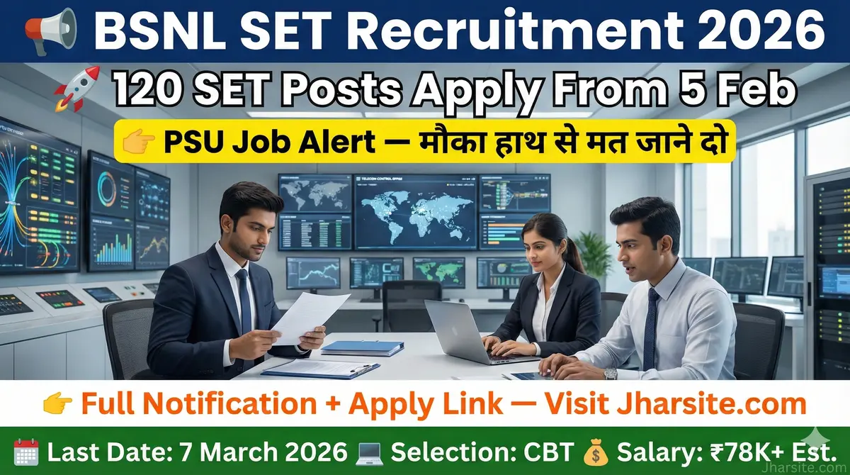 BSNL SET Recruitment 2026