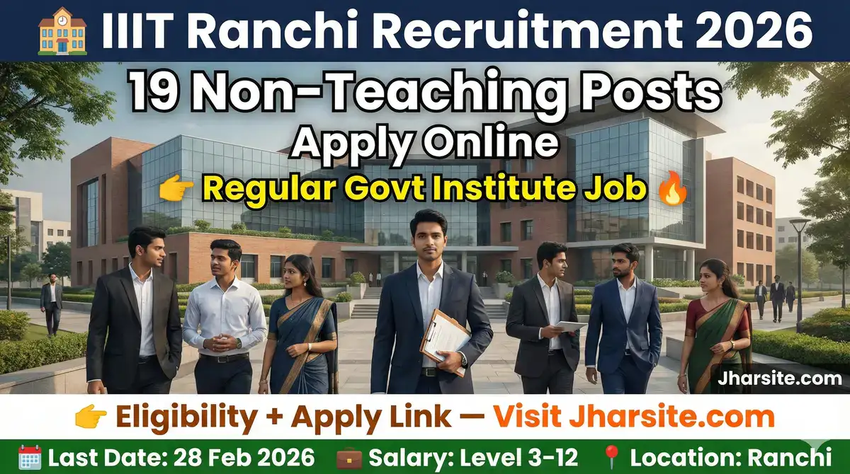IIIT Ranchi Non Teaching Vacancy 2026