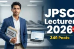 JPSC Lecturer Vacancy 2026