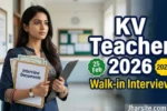 KV Gumla Teacher Recruitment 2026