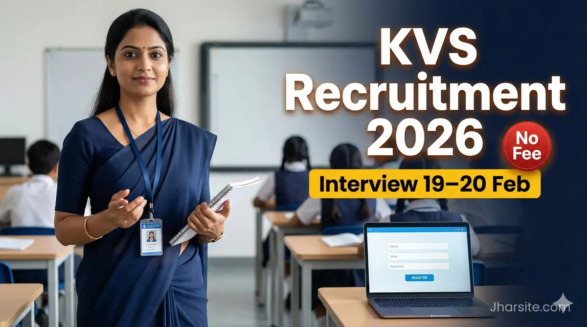 KVS Tatanagar Recruitment 2026