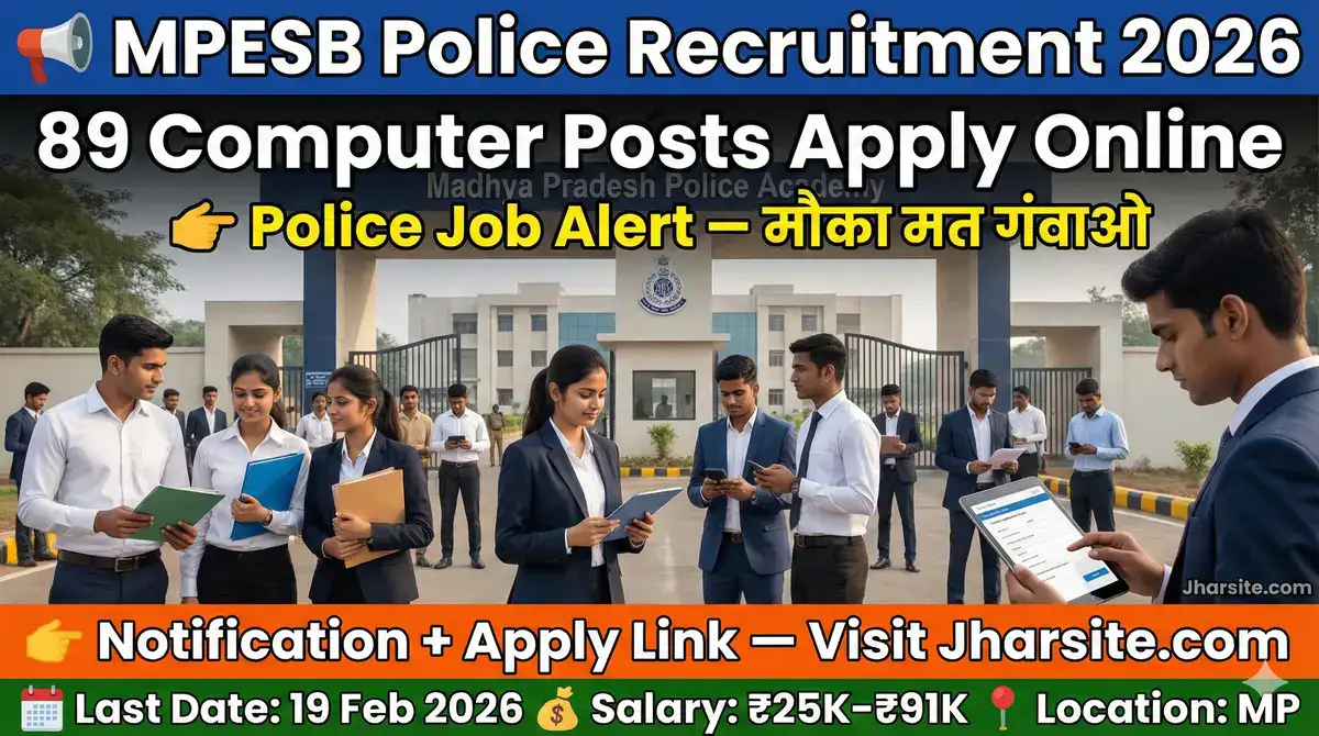 MPESB ASI And HC Computer Recruitment 2026