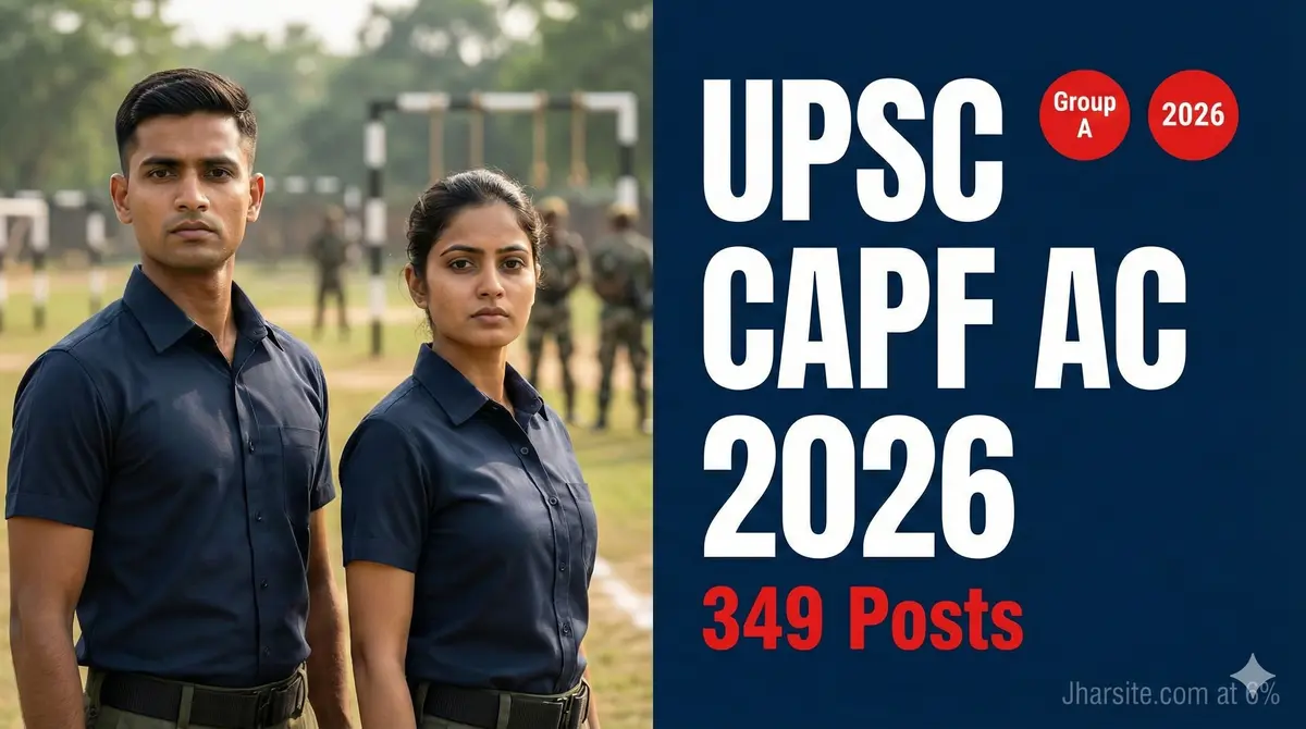 UPSC CAPF AC Recruitment 2026
