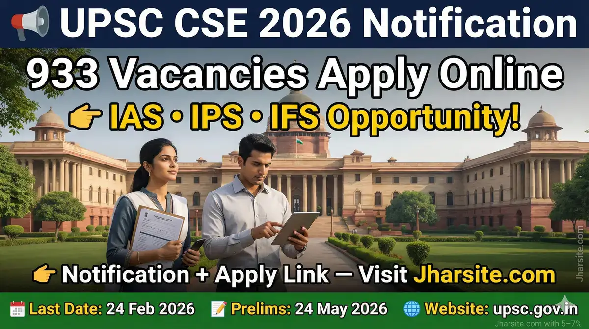 UPSC CSE 2026 Notification