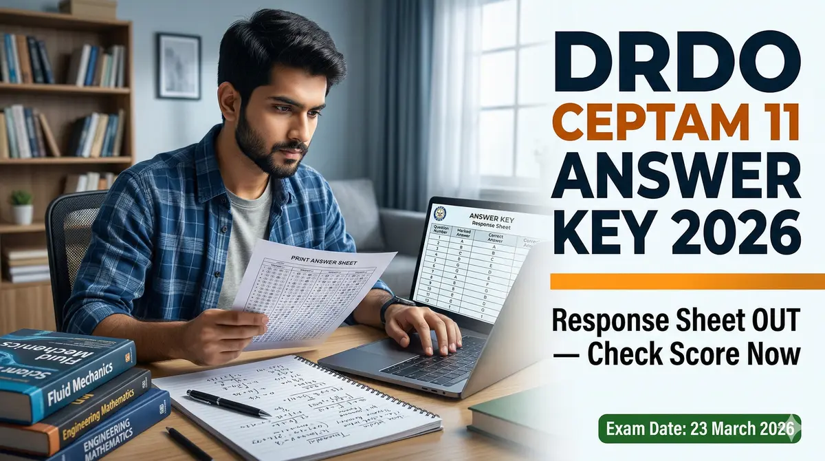 DRDO CEPTAM 11 Answer Key 2026
