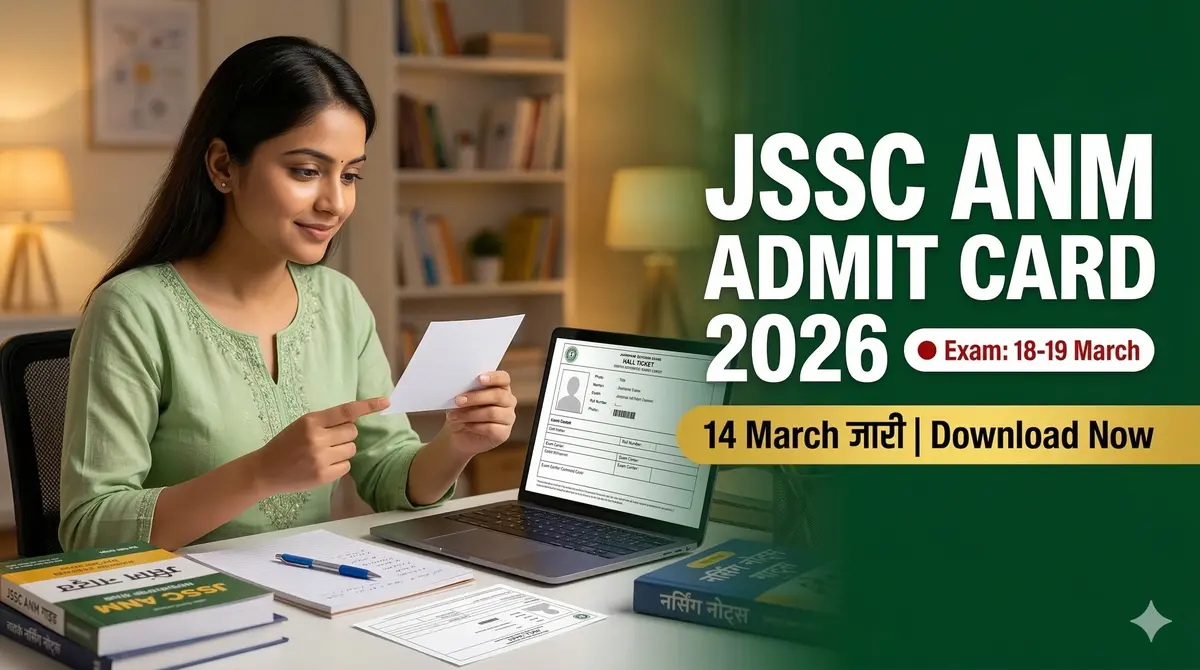 JSSC ANM Admit Card 2026