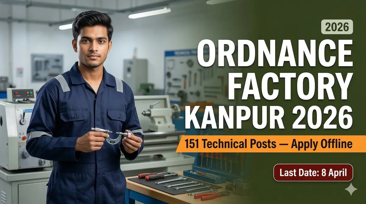 Ordnance Factory Kanpur Recruitment 2026