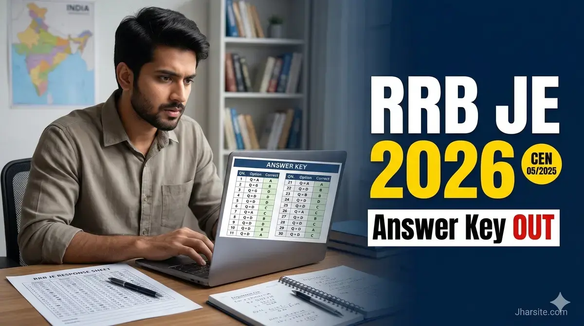 RRB JE Answer Key 2026