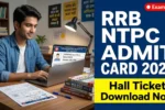 RRB NTPC Admit Card 2026